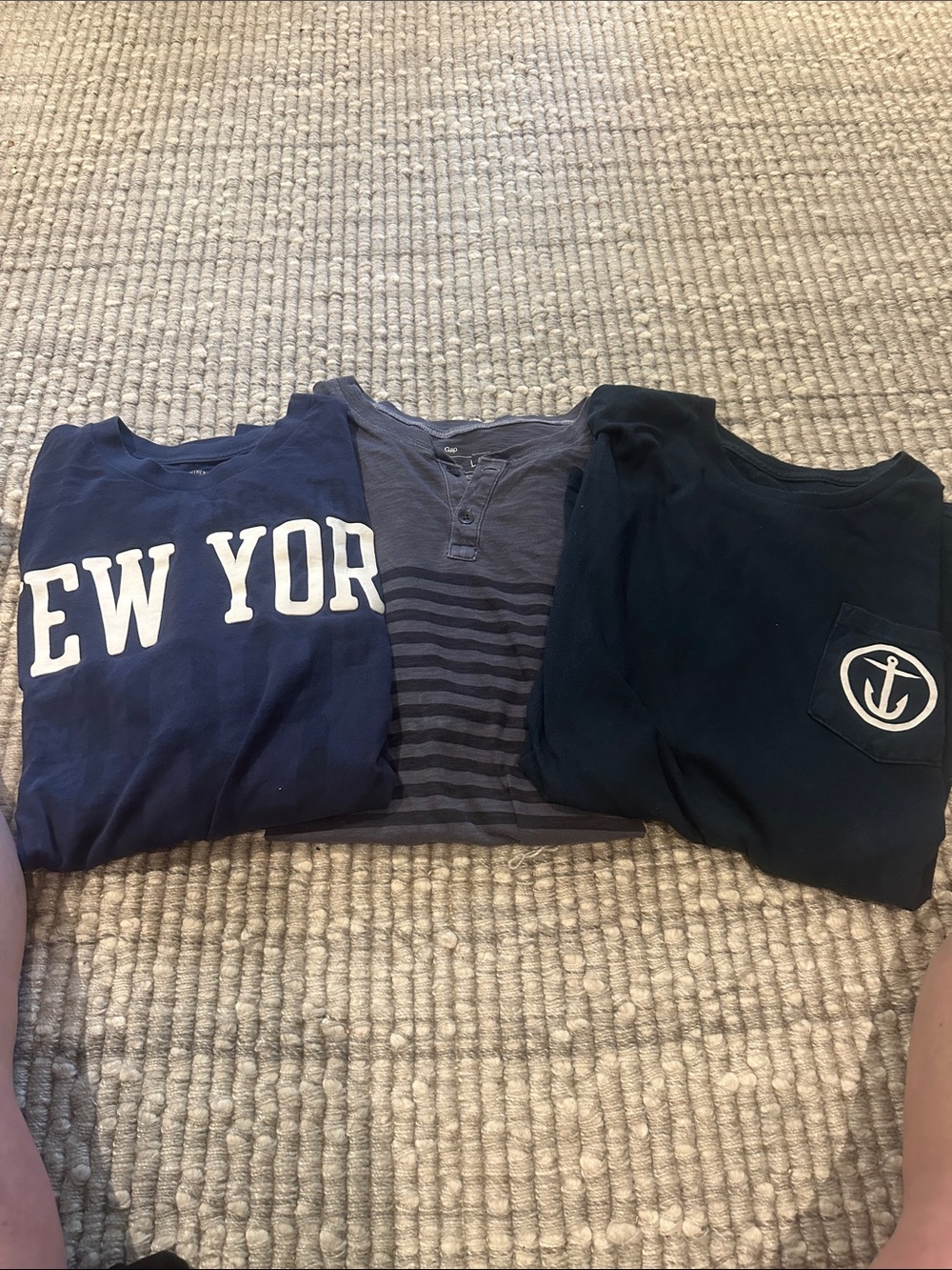 Navy tees